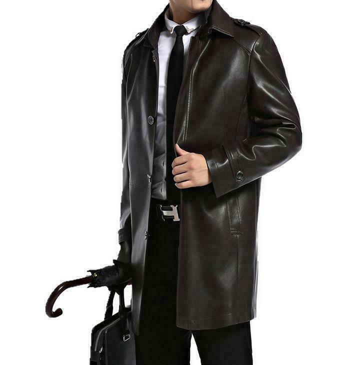 Men's black sales overcoat slim fit