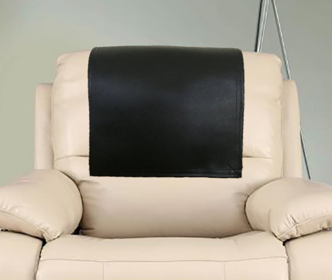 NOORA Lambskin Leather White Recliner Headrest Cover Furniture