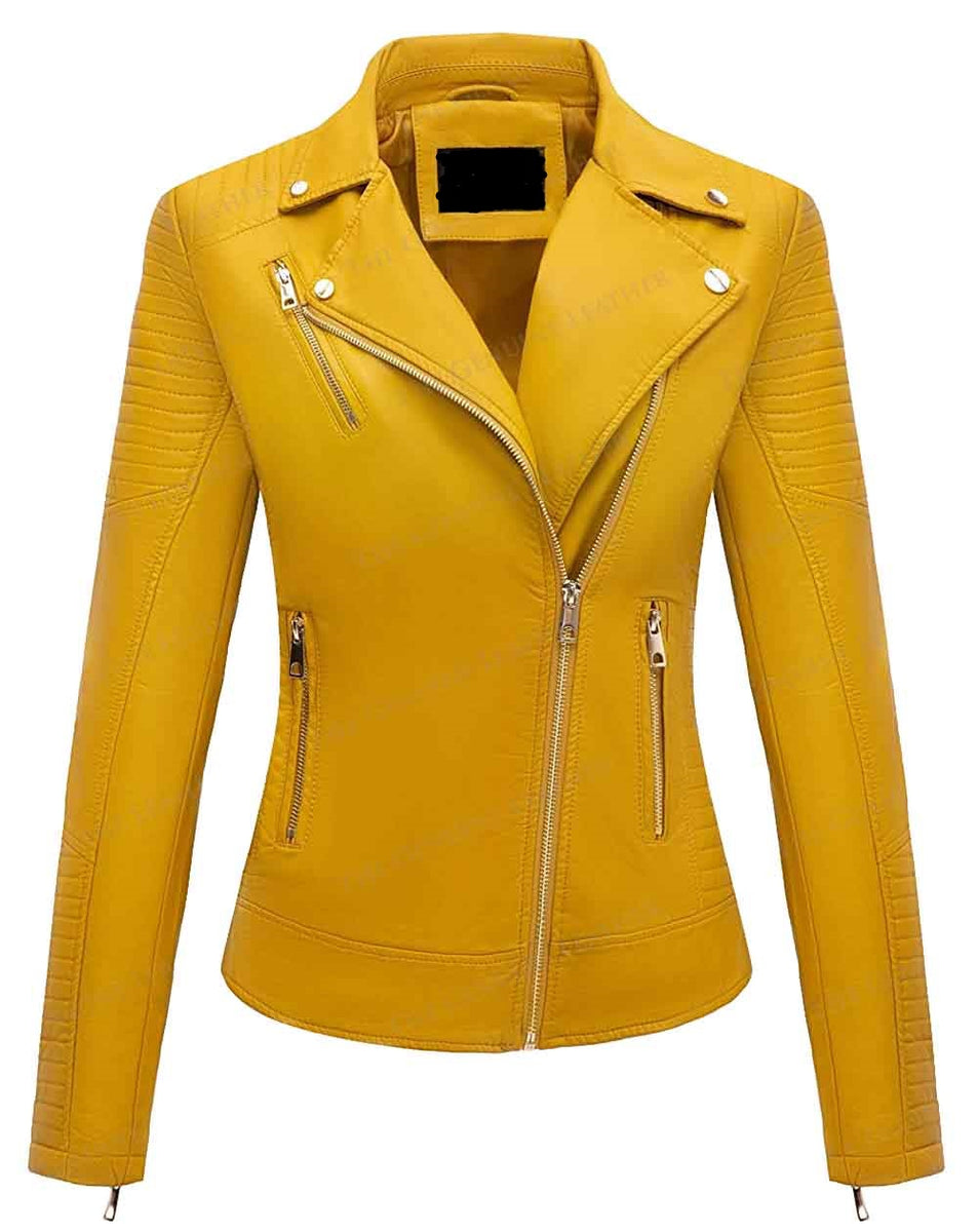 Ladies yellow jackets sales for sale