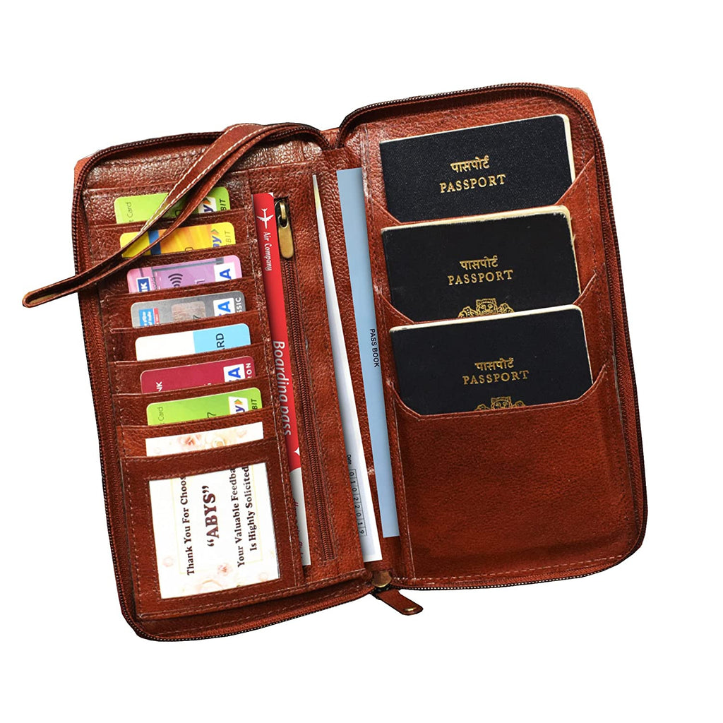 Passport Wallet Travel Wallet Organizer Clutch Wallet -  Denmark