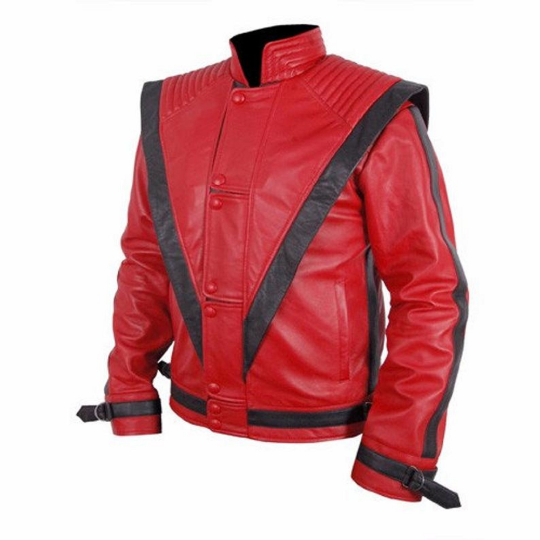 NOORA Mens Lambskin Colour Block Leather Quilted Jacket , Men's Red & Black Belted Biker Jacket | ST046